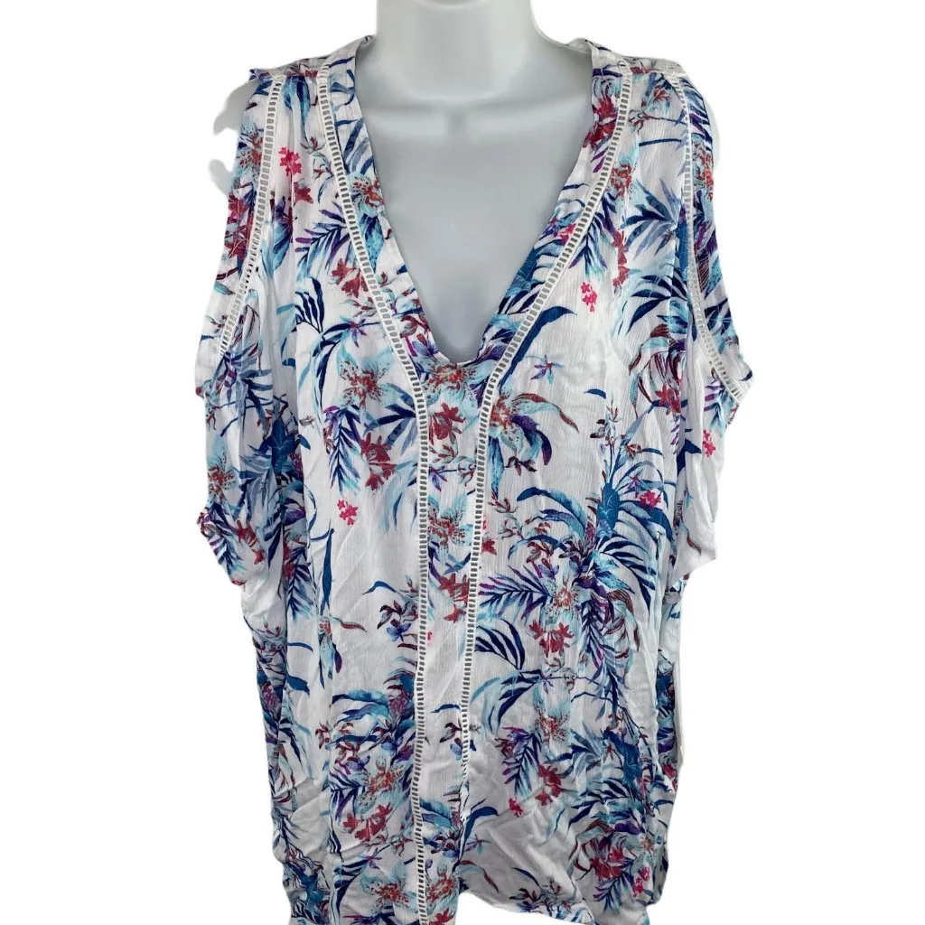 Raisins Juniors Paraiso Printed Samba Caftan Cover Up Size S - Image 2