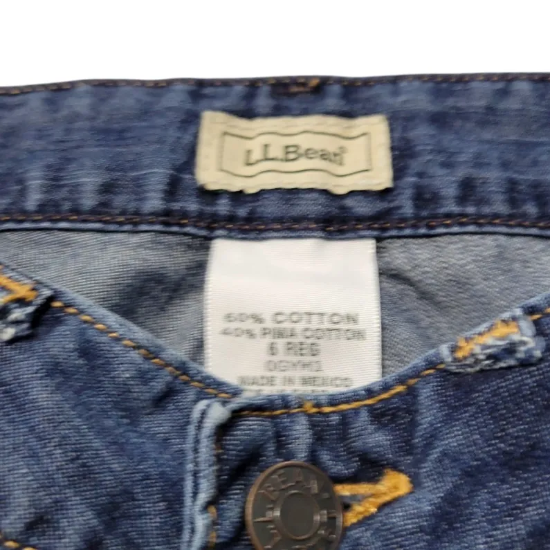 L.L. Bean Jeans Size 6 Reg W28"xL23" Women's Capris Capri Jeans Blue Denim Pants - Image 6