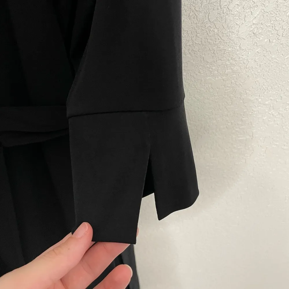 Laundry by Design  Black True Wrap address Career Work Knee Length Small - Image 5