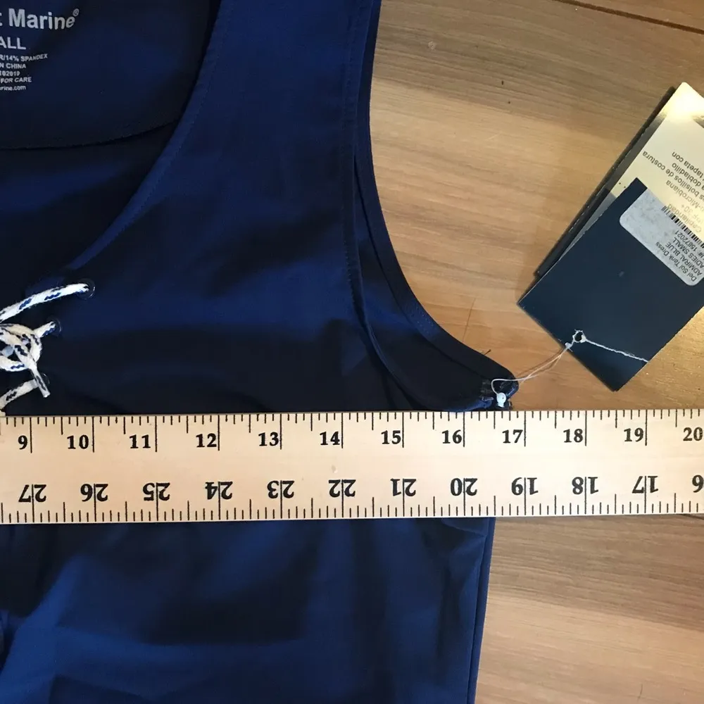 Women’s Brand New West Marine Del Sol High Low Dress in size small Blue - Image 10