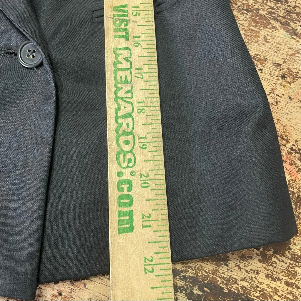 J. Crew Wool Super 120s Double Breasted Peak Blazer City Fit Pants Suit Womens 0 - Image 9