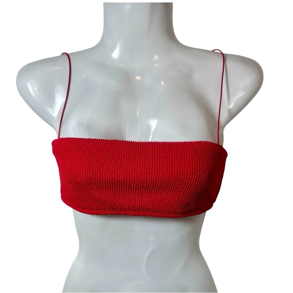 GIGI C Vivian Red Bikini Top Size M - Image 4