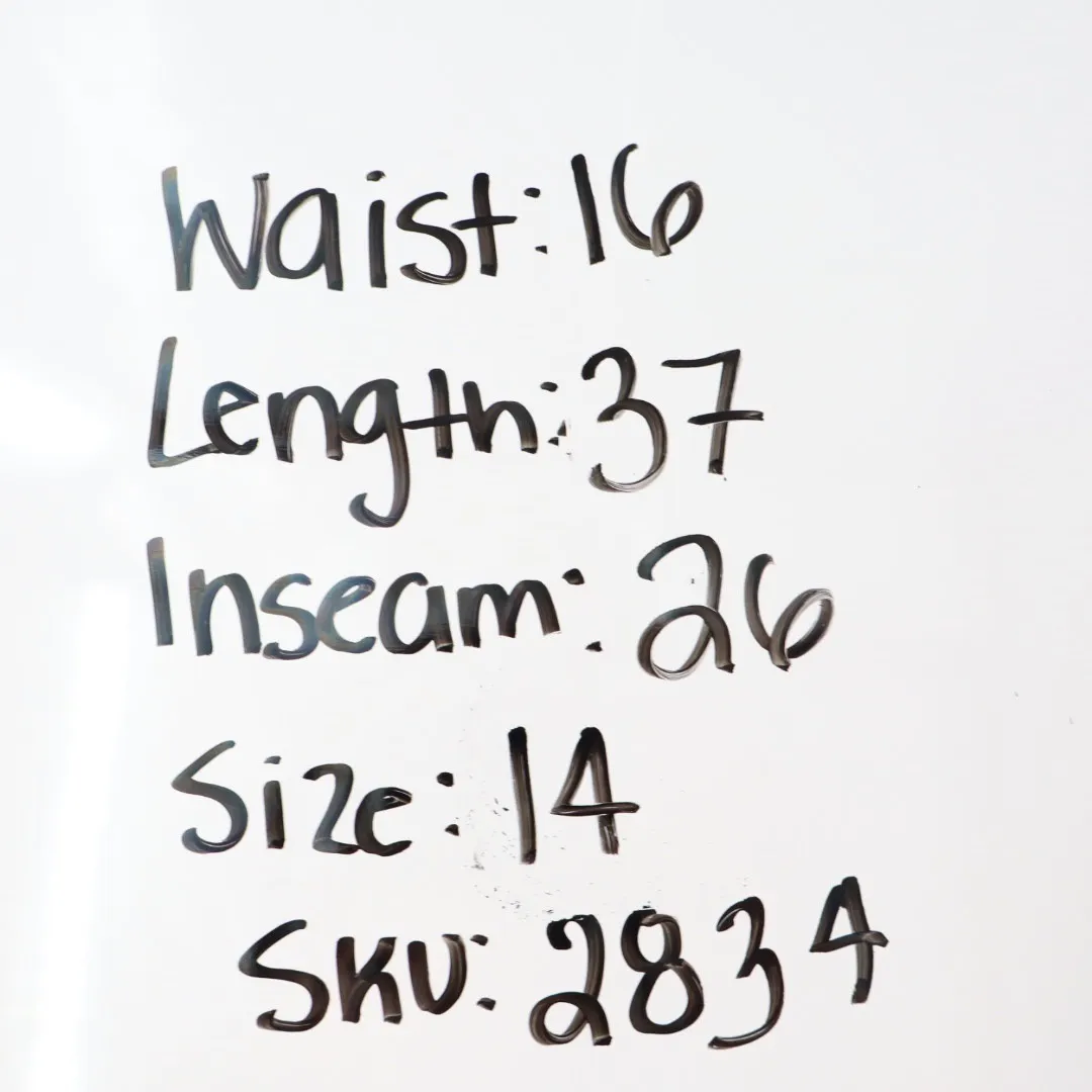 AMERICAN GIANT Black Leggings Pants Made in USA Size 14 - Image 8