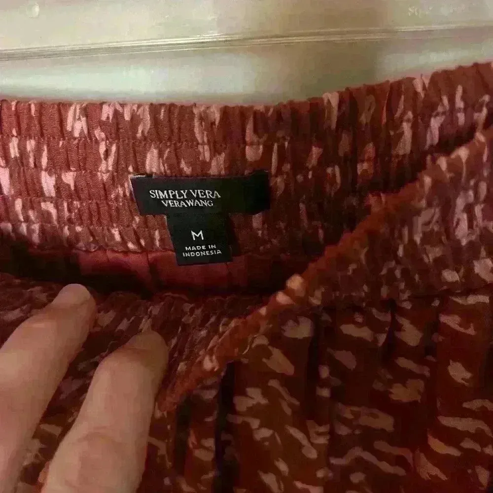 Simply Vera Vera Wang Asymmetrical Midi Skirt: M - Image 5