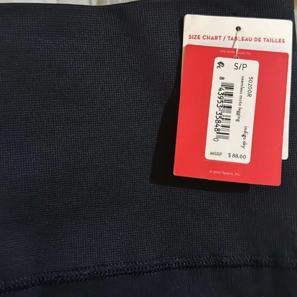 SPANX Seamless Moto Legging- Indigo Sky Size S - Image 6