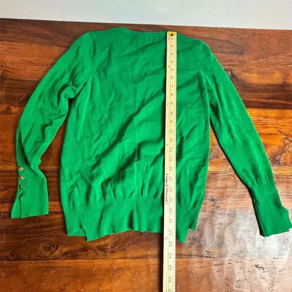 Zara Knit Women's Green Cardigan & Pullover Set Size M Fall Fashion Size M - Image 2