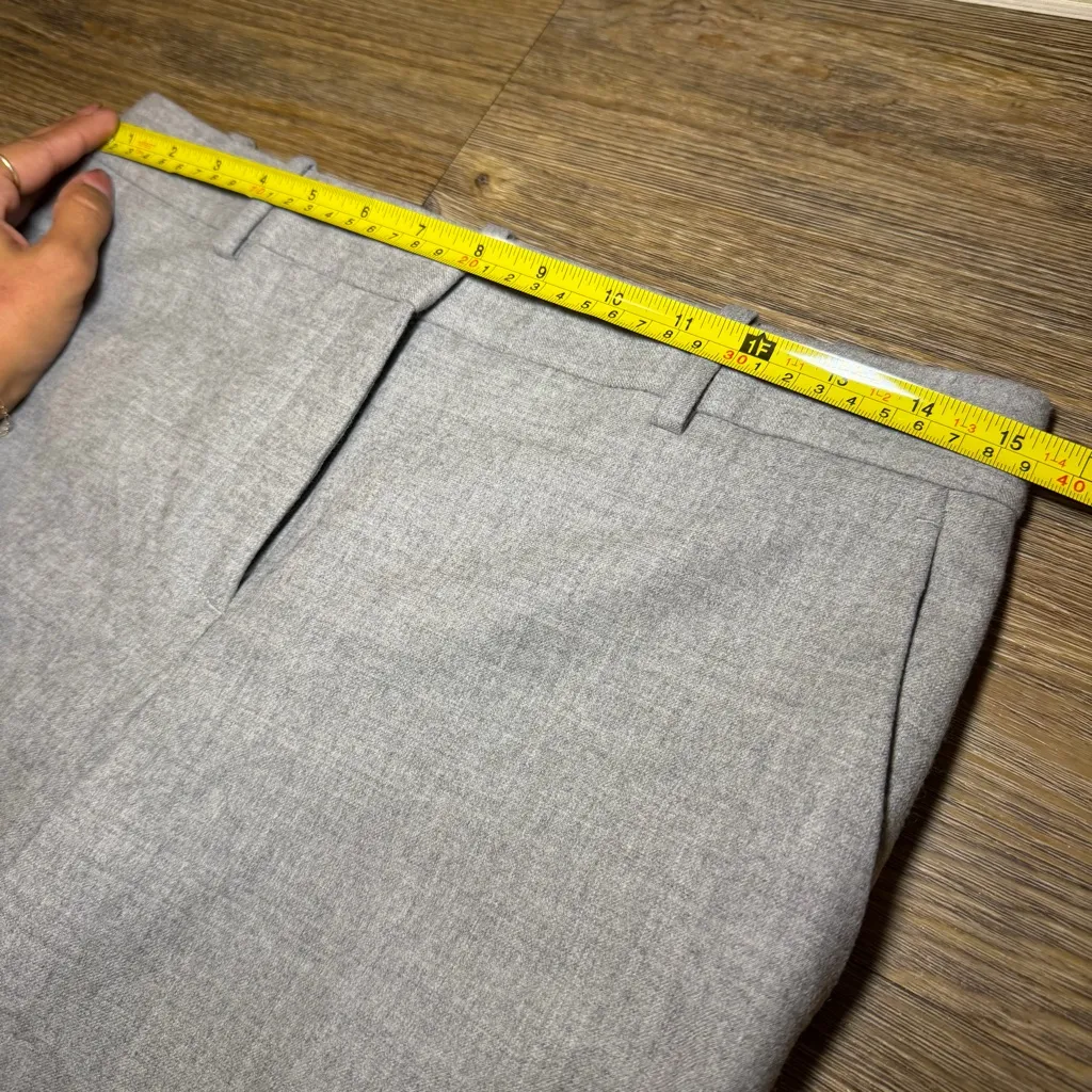 Theory Tailored Gray Trousers Size 2 Women’s Work Pants Business Casual Classic - Image 7