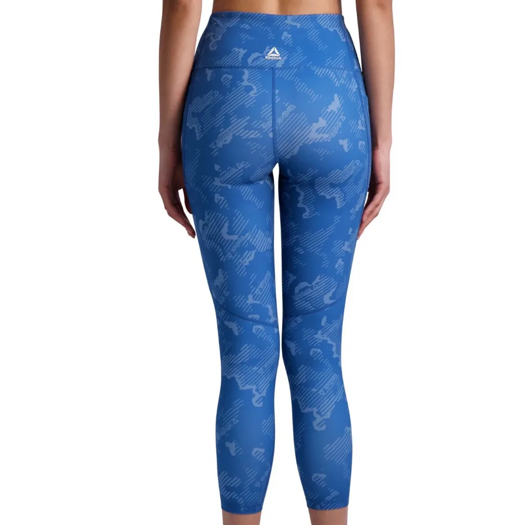 Reebok Prime Highrise 7/8 Legging with 25" Inseam & Side Zipper Pocket Women’s L - Image 3