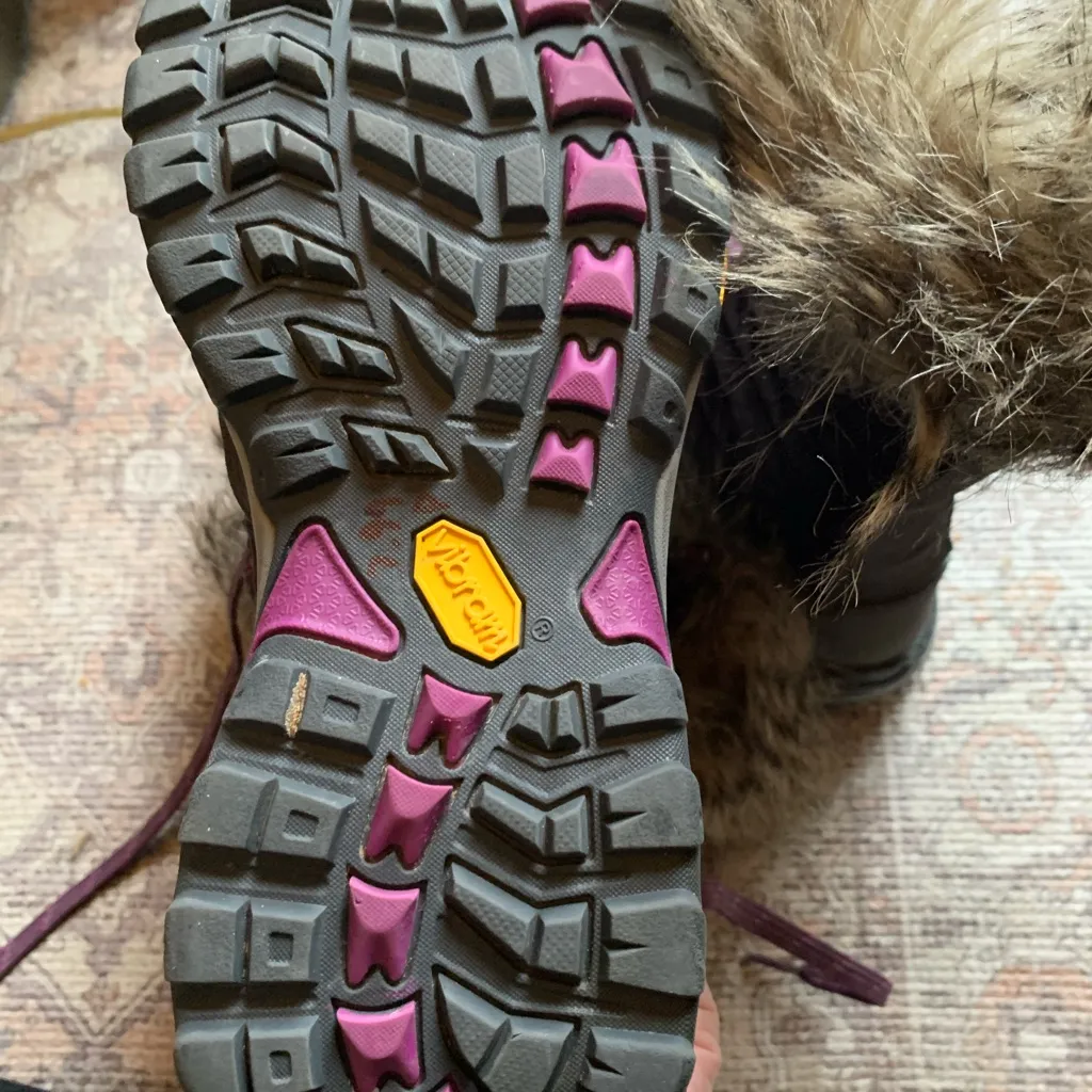 Eddie Bauer Women's Purple Winter Boots Size 7.5 Shoes Footwear Fashion - Image 6