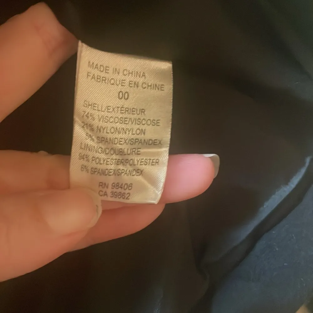 Womens Theory Black Zip Up Jacket - Image 3