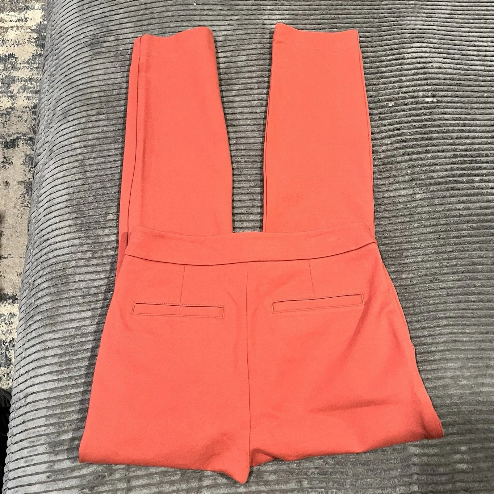 Boden Pants Womens Burnt Orange Straight Twill Office Preppy Trousers Slacks 4R Size 4 - Image 9