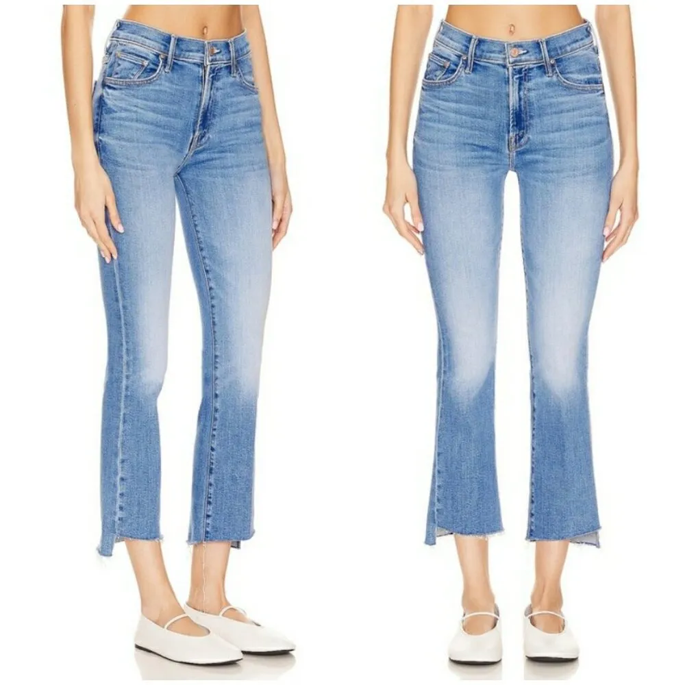 💕MOTHER💕 The Insider Crop Step Fray Jeans ~ Out Of The Blue 29 NWOT - Image 12