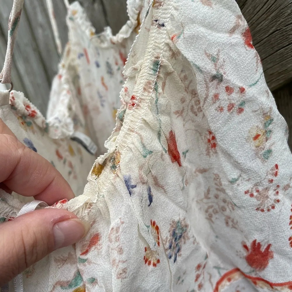 JOIE FLORAL SILK MAXI DRESS - Image 3