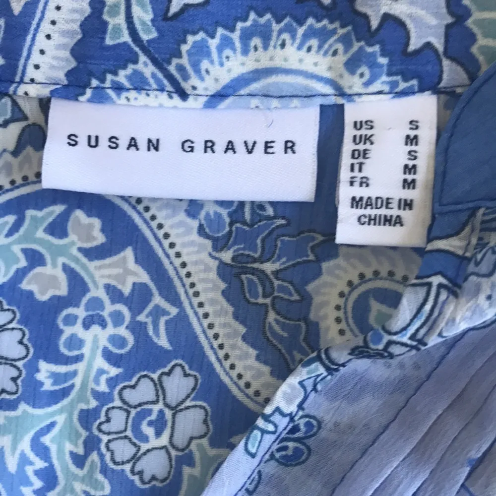 Susan Graver Blue Tunic sz S - Image 5