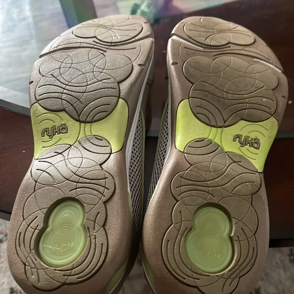 Ryka Tan‎ and White Flats with Perforated Design - Image 4