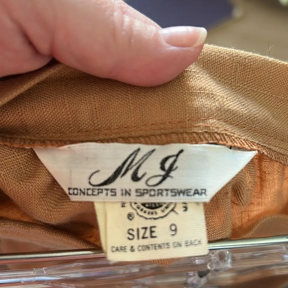 1960s 1970s Union Made Vintage Full Circle Skirt - Image 5