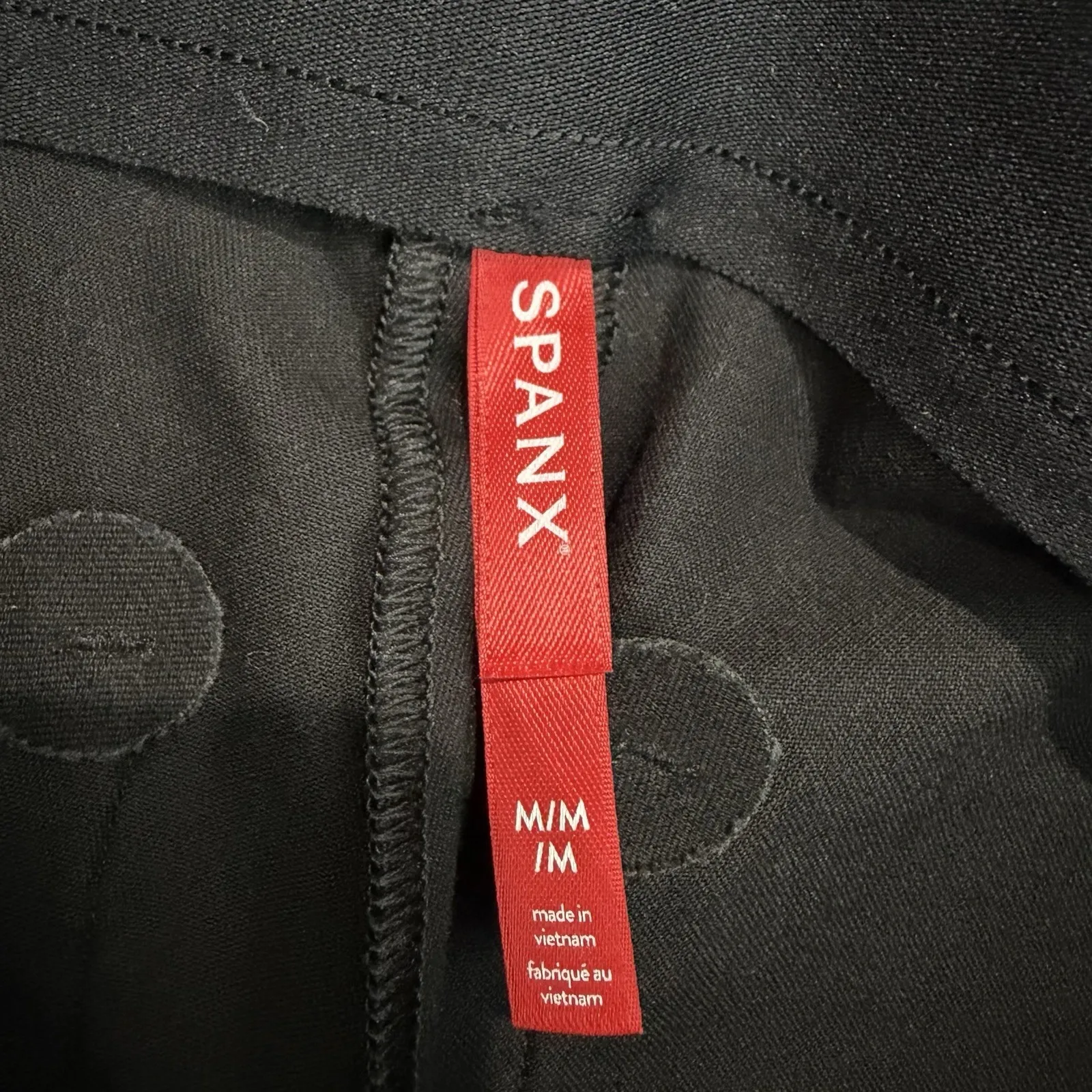 Spanx Polished Kick Flare Black Medium Stretch Casual Workwear Office - Image 4