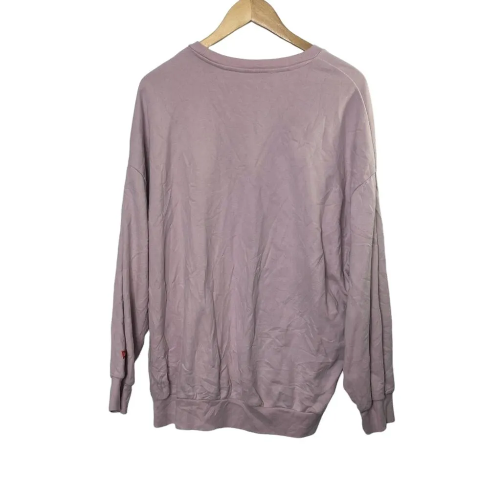 Levi's DJ Strawbs Strawberry Graphic Crewneck Boxy Fit Oversized Sweatshirt XS - Image 6