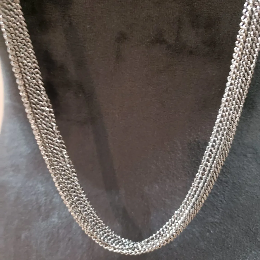 Womens Fashion Glass Round Beaded Long Chain Collar Necklace with Lobster Clasp - Image 5