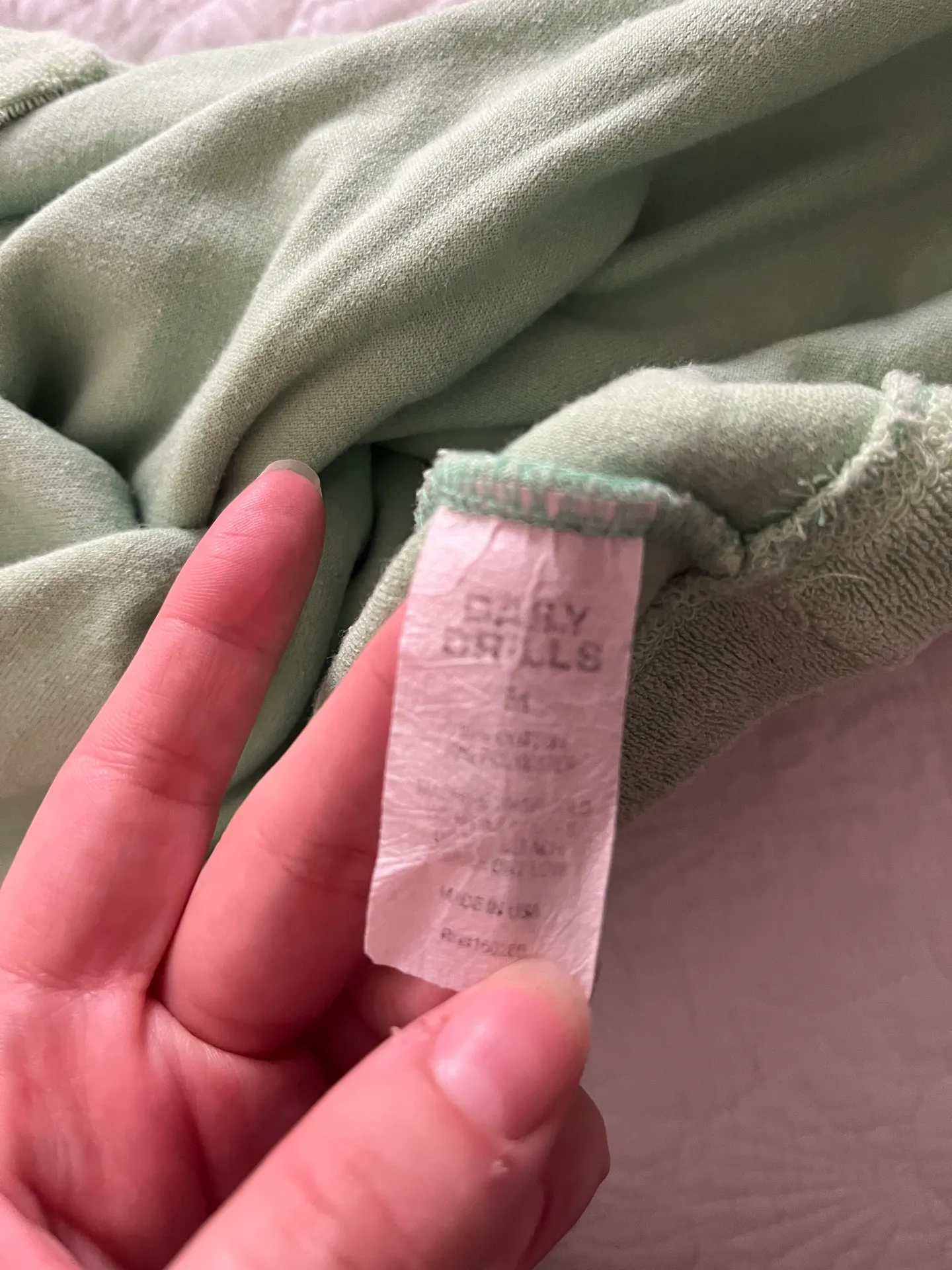 Green Terry Cloth Top - Image 4