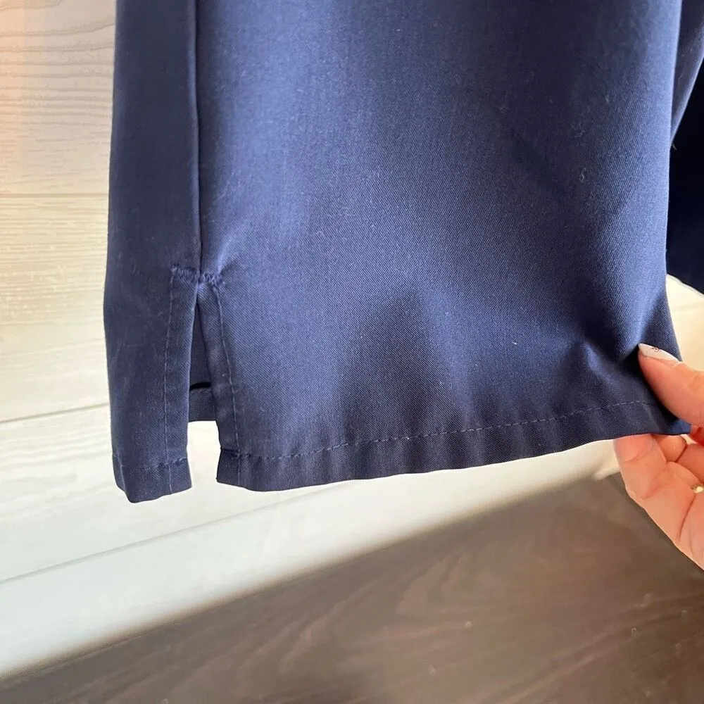 Women’s Jockey Navy Scrub pants Size Medium Petite Blue - Image 4