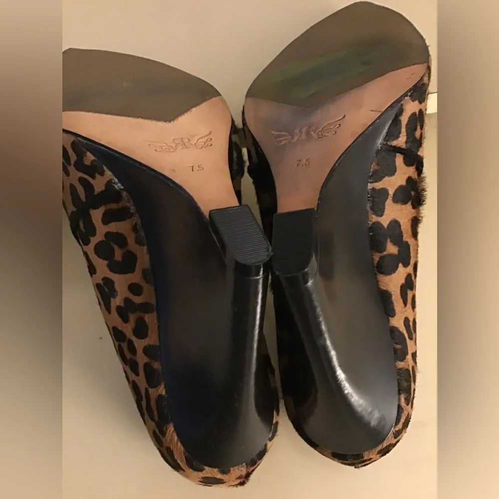 Rachel Roy women leopard print wedge Alexx boots US 6.5 - Image 7