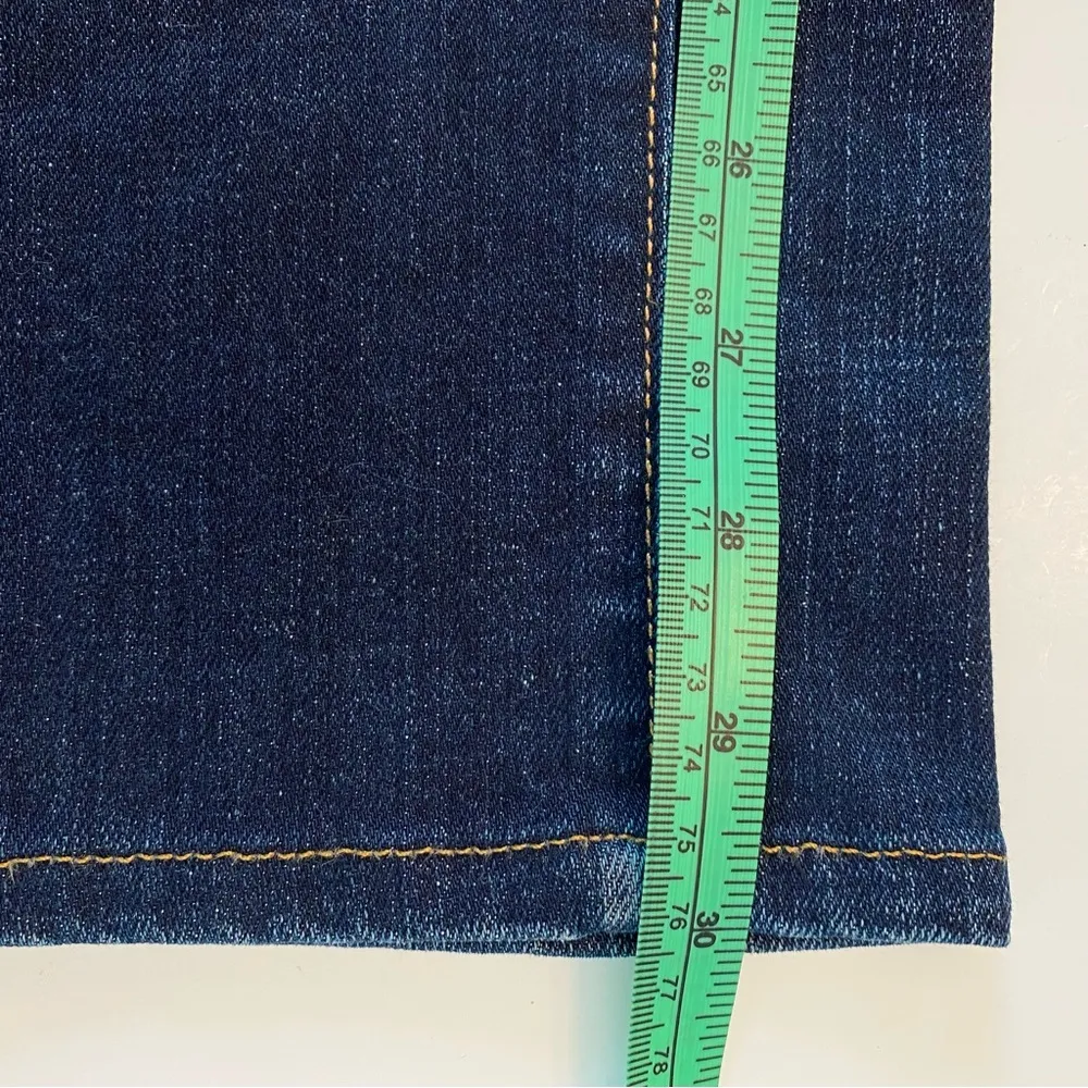 J Brand Jeans Scarlett Cigarette Ink Dark Wash Slim Straight Leg Sz 28 Denim - Image 10