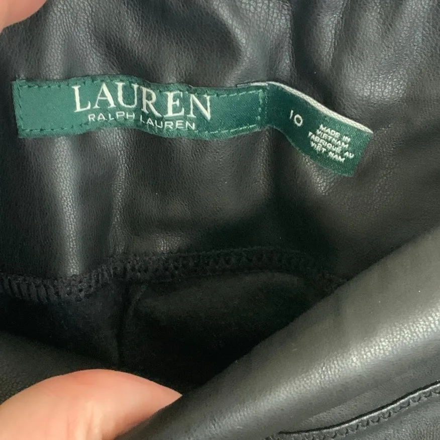 Lauren Ralph Lauren Faux leggings size 10‎ - Image 2