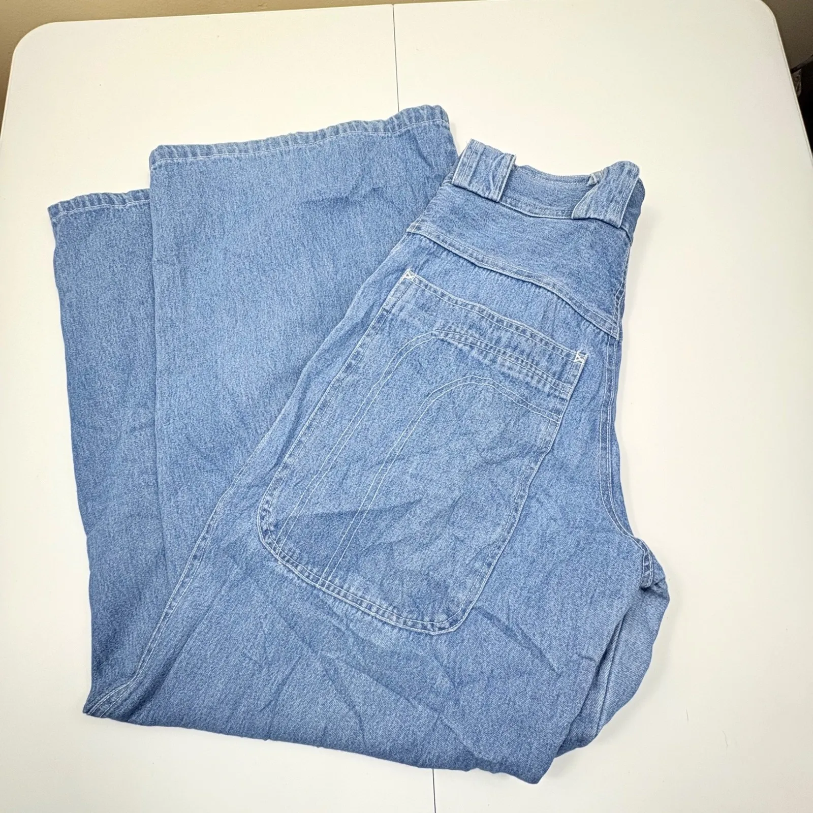 Y2K Scooby Doo Cartoon Network Wide Leg Low Rise Jeans Womens See Measurements Blue Size undefined - Image 15