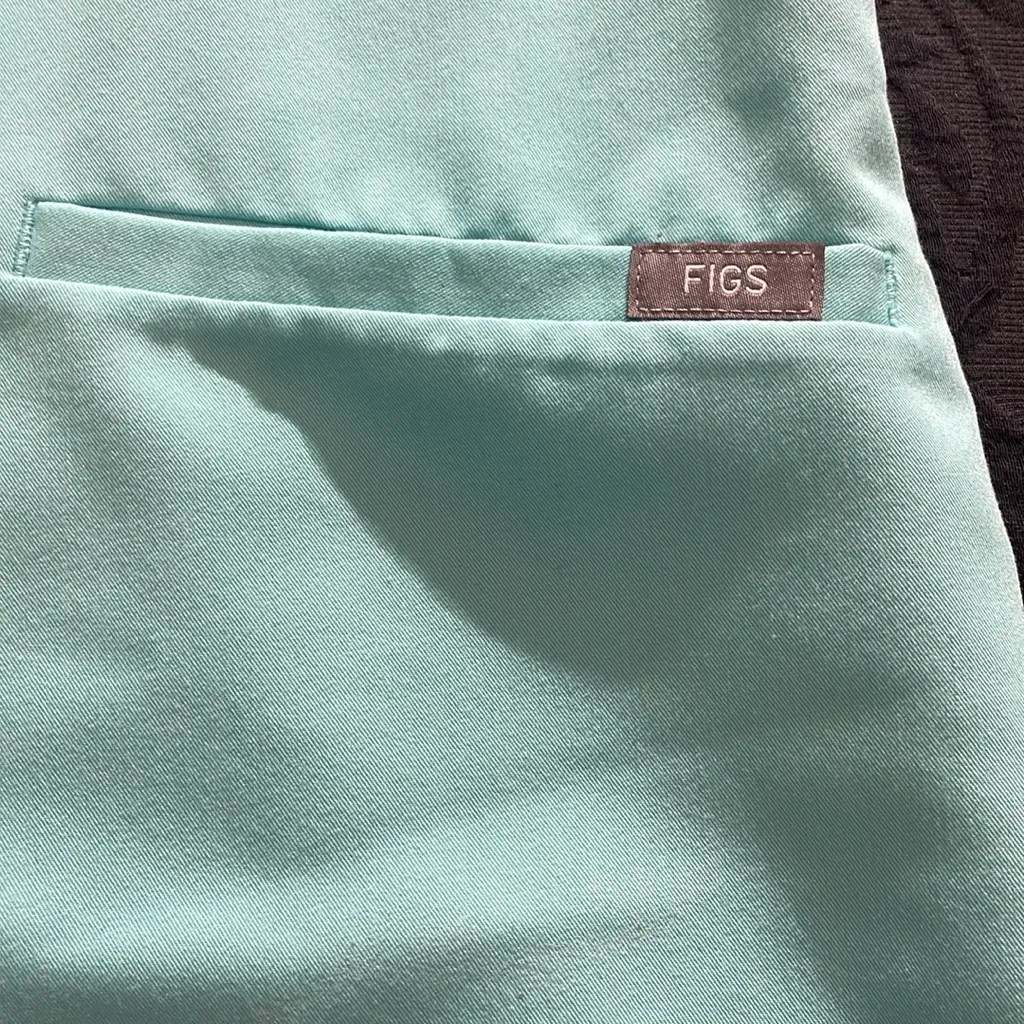 Figs Teal Technical Collection Scrub Top - Image 3