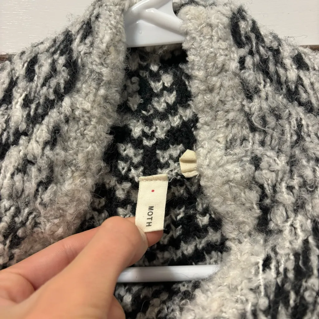 Anthropologie MOTH Flare Sleeve Marled Sweater - Image 5