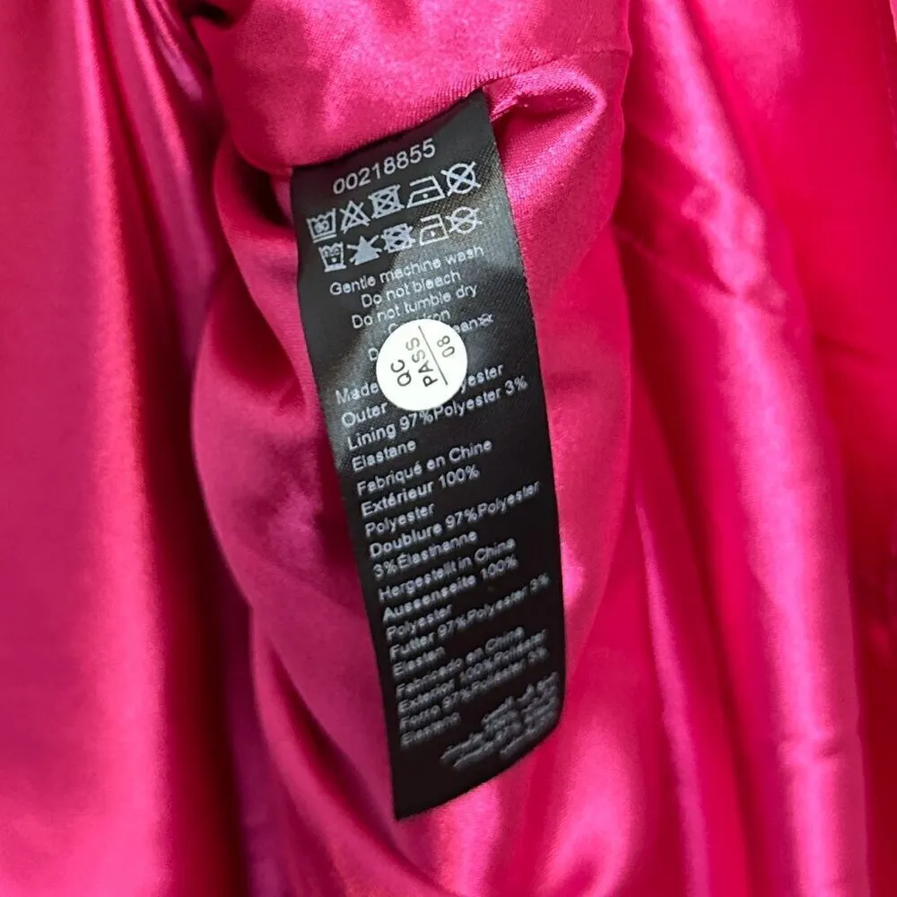 CITY CHIC Plus Size Noelle Playsuit in Shock Pink Size L/20 - Image 10