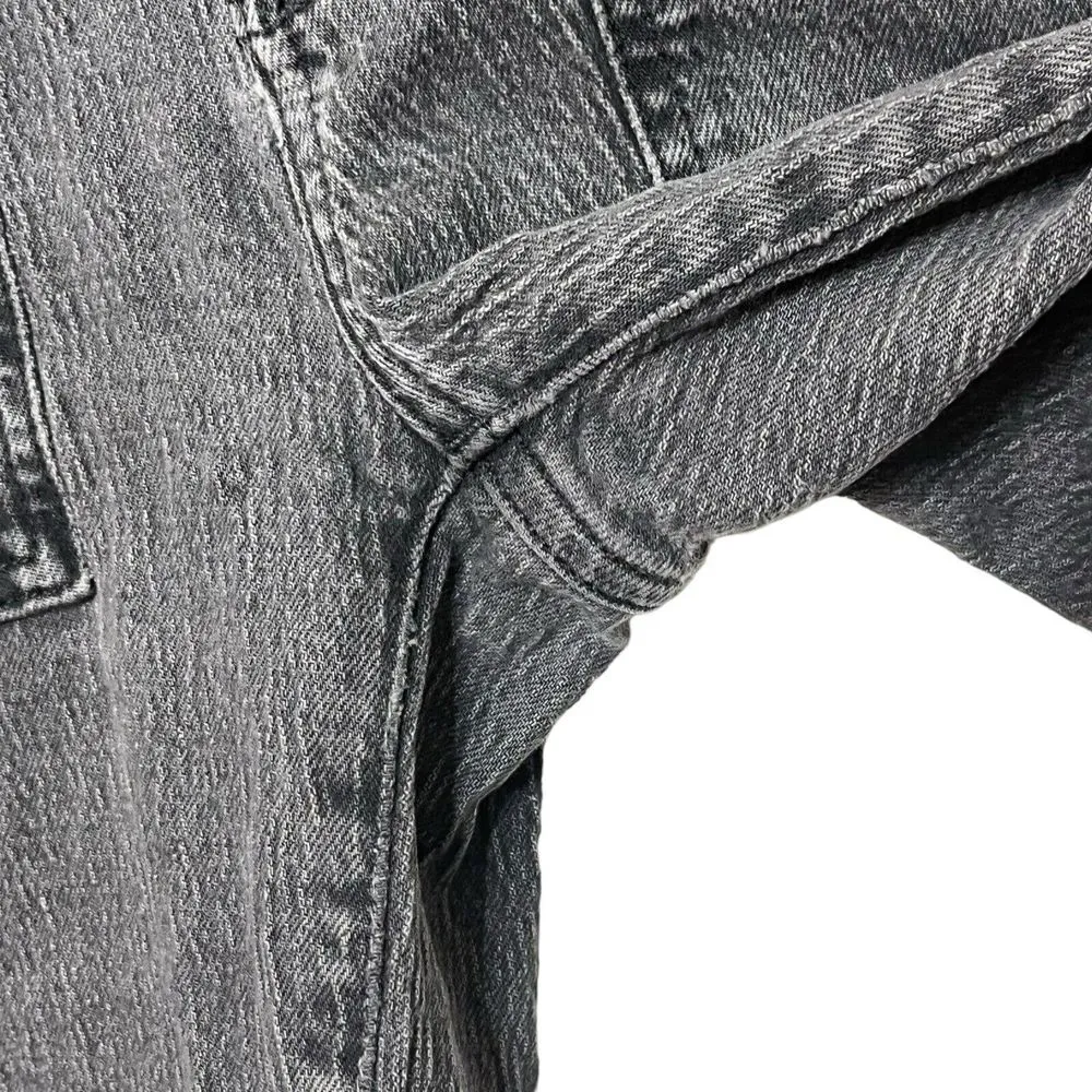 The Perfect Vintage Wide Leg Jean Windhaven Wash Black - Image 8