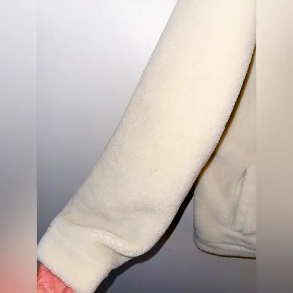 Anine Bing shearling oversized jacket ivory small teddy shacket - Image 8