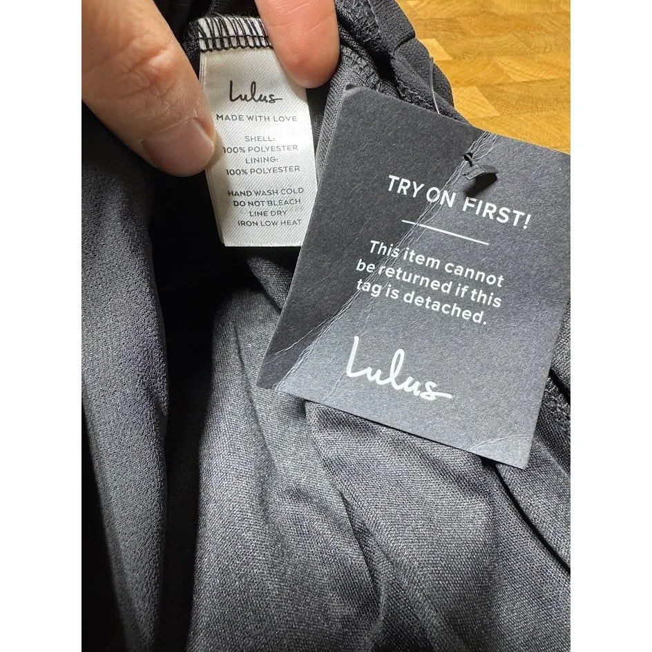 Lulus Black Flutter Sleeve Sweetheart Neck Maxi Dress Size M - Image 10