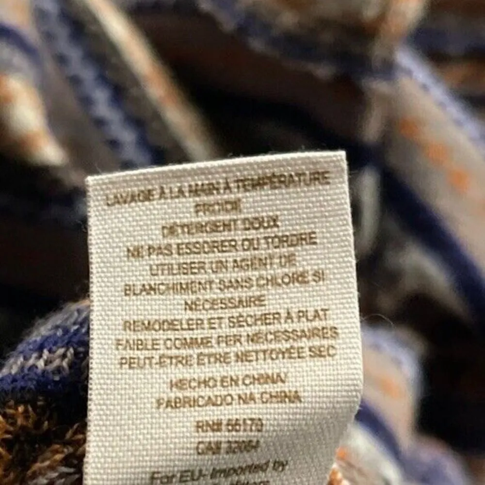 Free People Mini Sweater Dress Gray Fair Isle Nordic Tunic Wool Blend Sz Medium - Image 16