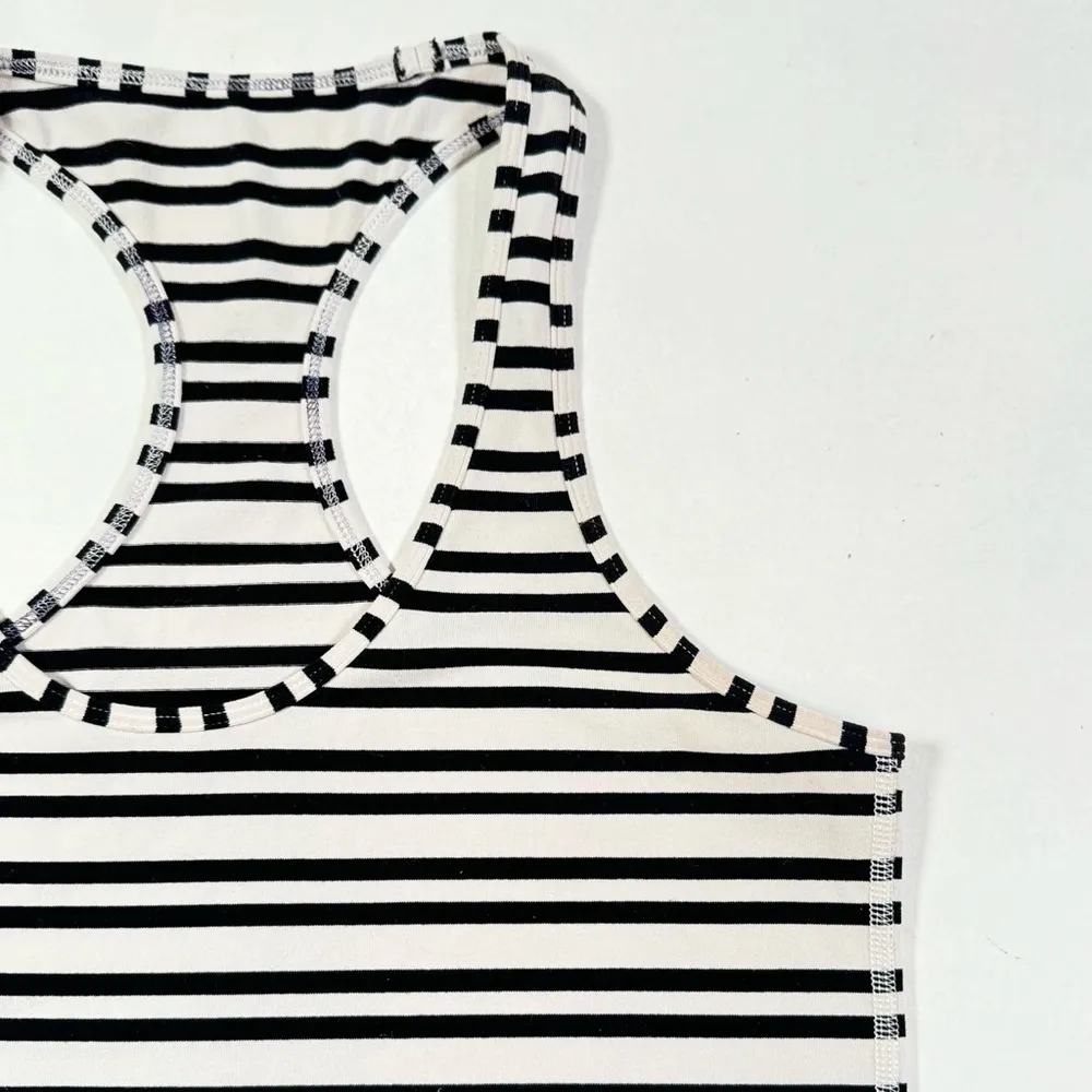 Lululemon Cool Racerback Twin Stripe Black Size 6 - Image 8