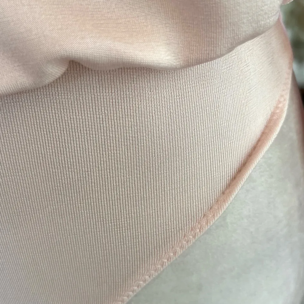 Free People Intimately Kaya Bodysuit Ruched Sleeve Keyhole Pink XS Stretch Knit - Image 6