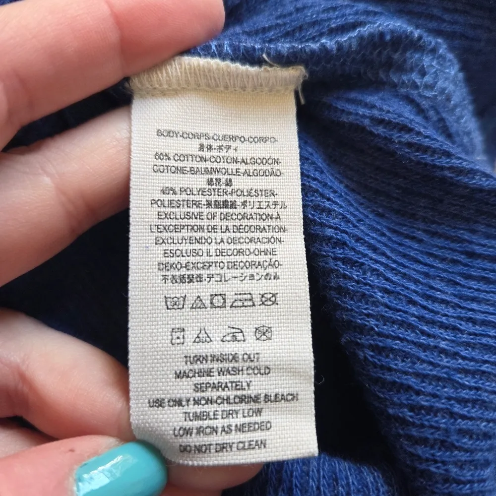 We The Free Royal Blue Rainbow Henley - Image 9