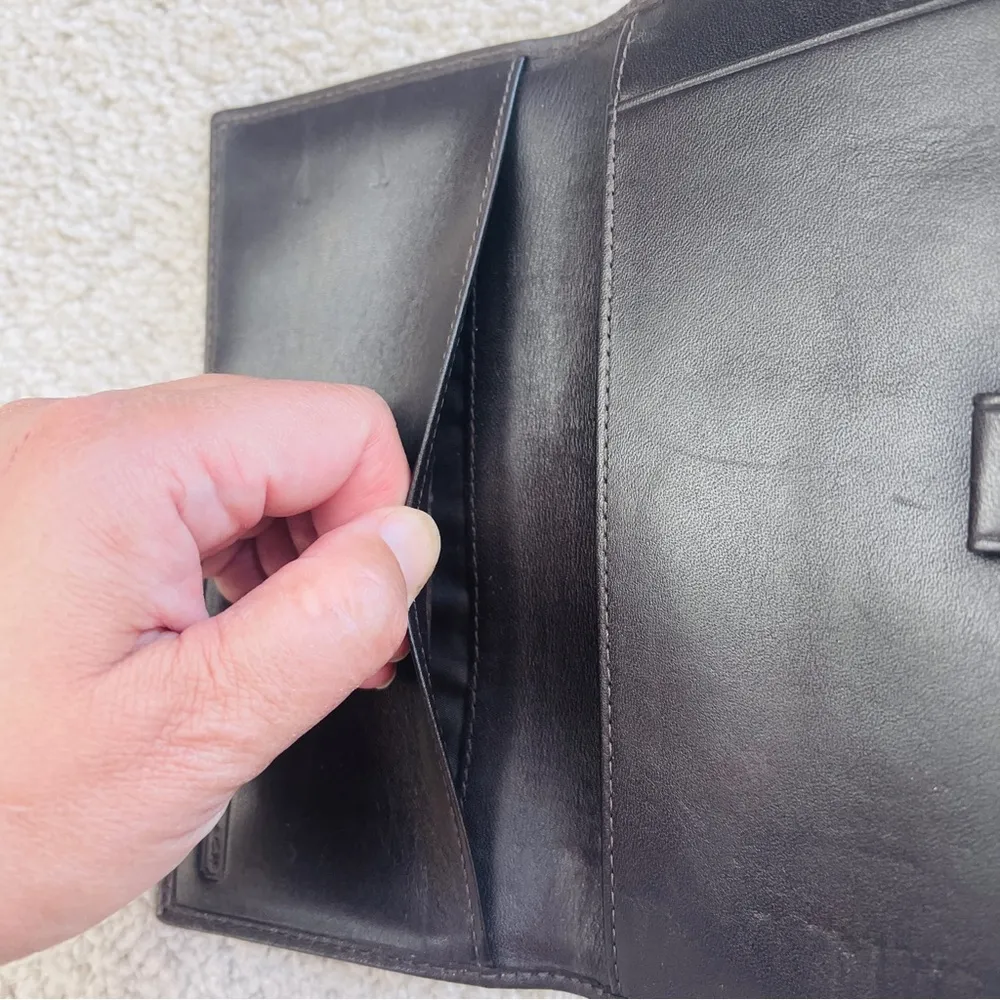 Vintage Coach Logos Checkbook Wallet - Image 5