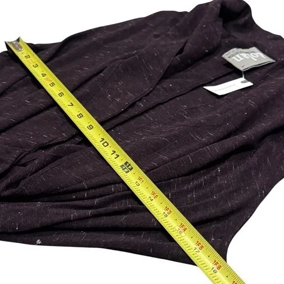 NEW Dolan Anthropologie Anchorage Chic Jumpsuit Deep Purple Marble Size L - Image 9