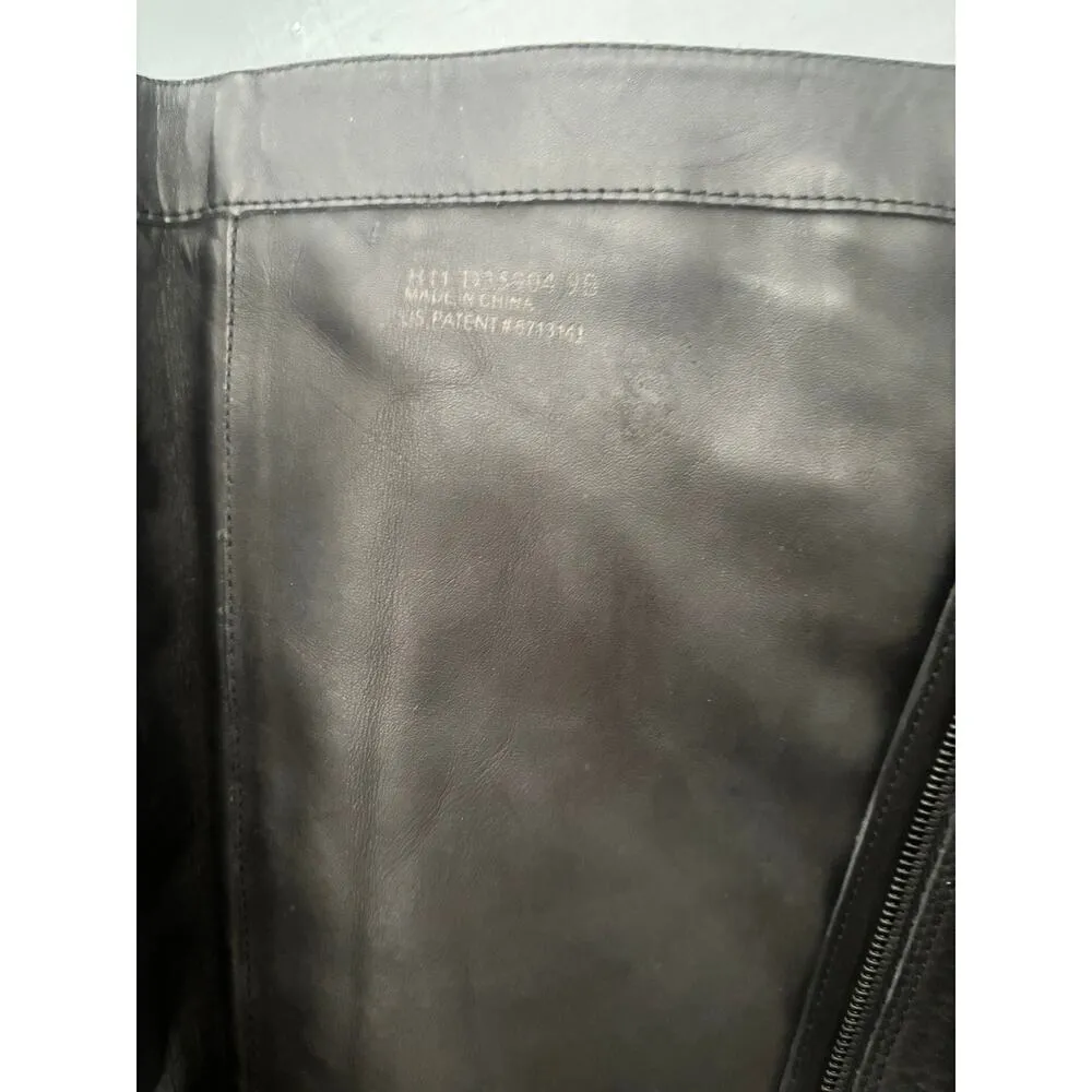 Nike Air by COLE HAAN Jalisa Black Heeled Boots size 9B Tall Zip Stretch Zip - Image 3