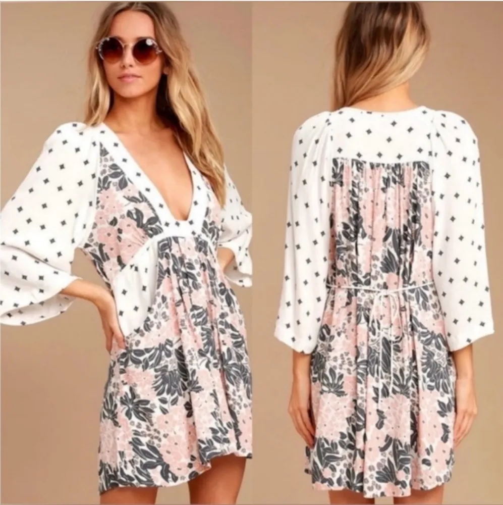 Free People Tallula Long Sleeve Mini Dress Women's Size Small - Image 3