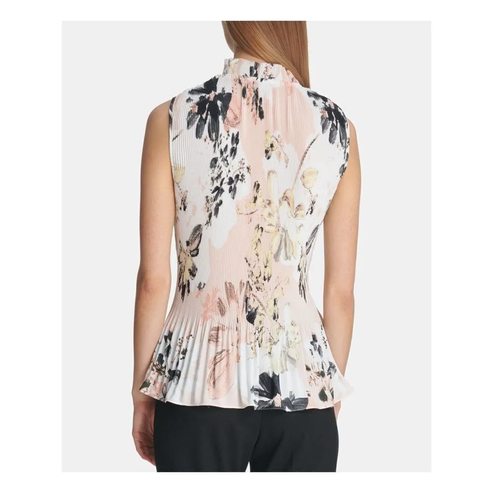 ✨VIOLET&CLAIRE Fuchsia Pleated Sleeveless Blouse✨ - Image 2