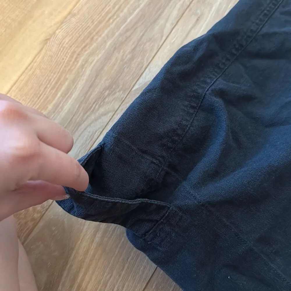 buffalo david bittman linen cotton blend women’s capri pants size 29 - Image 4