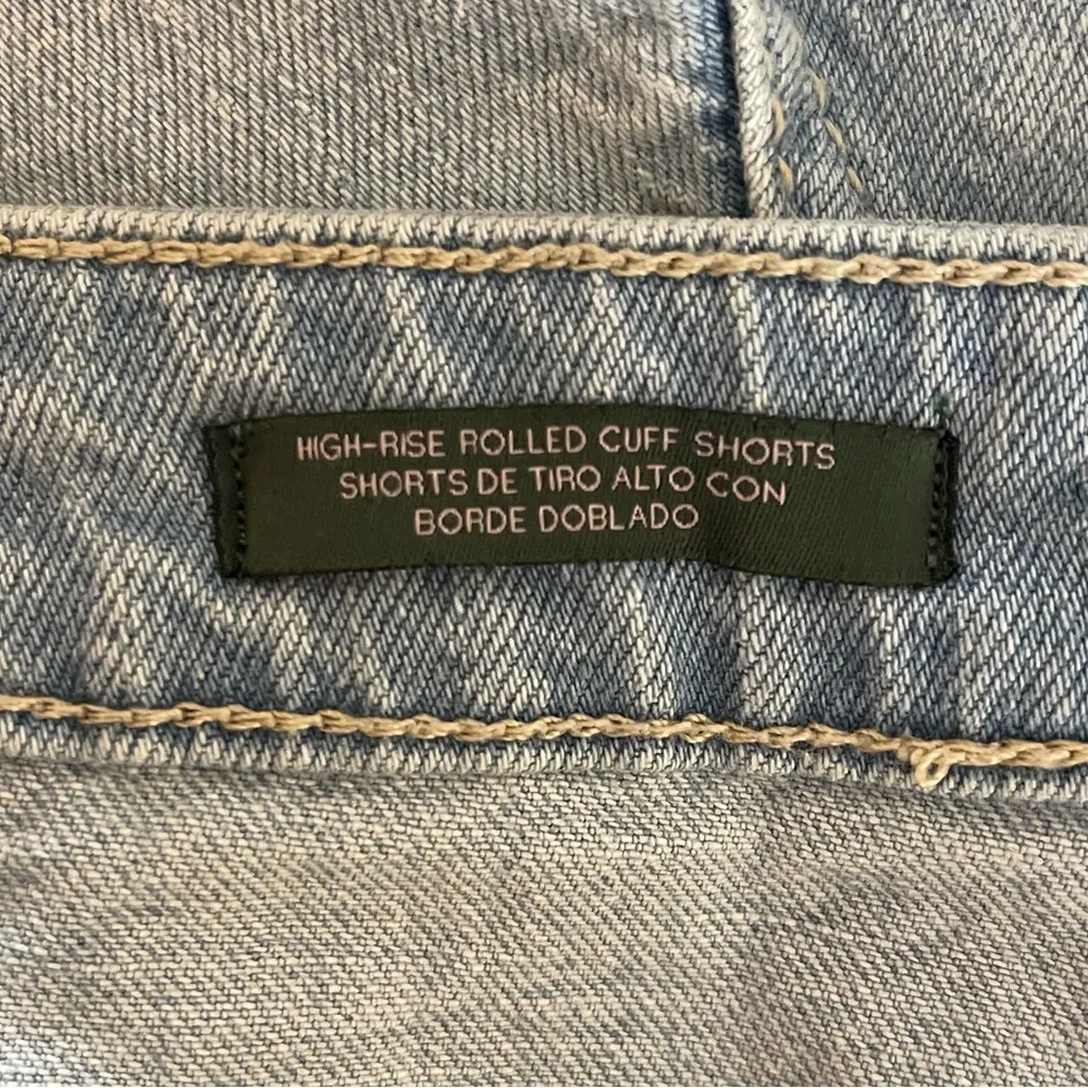 Women’s Wild Fable light wash Jean shorts high rise rolled cuff 8 - Image 3