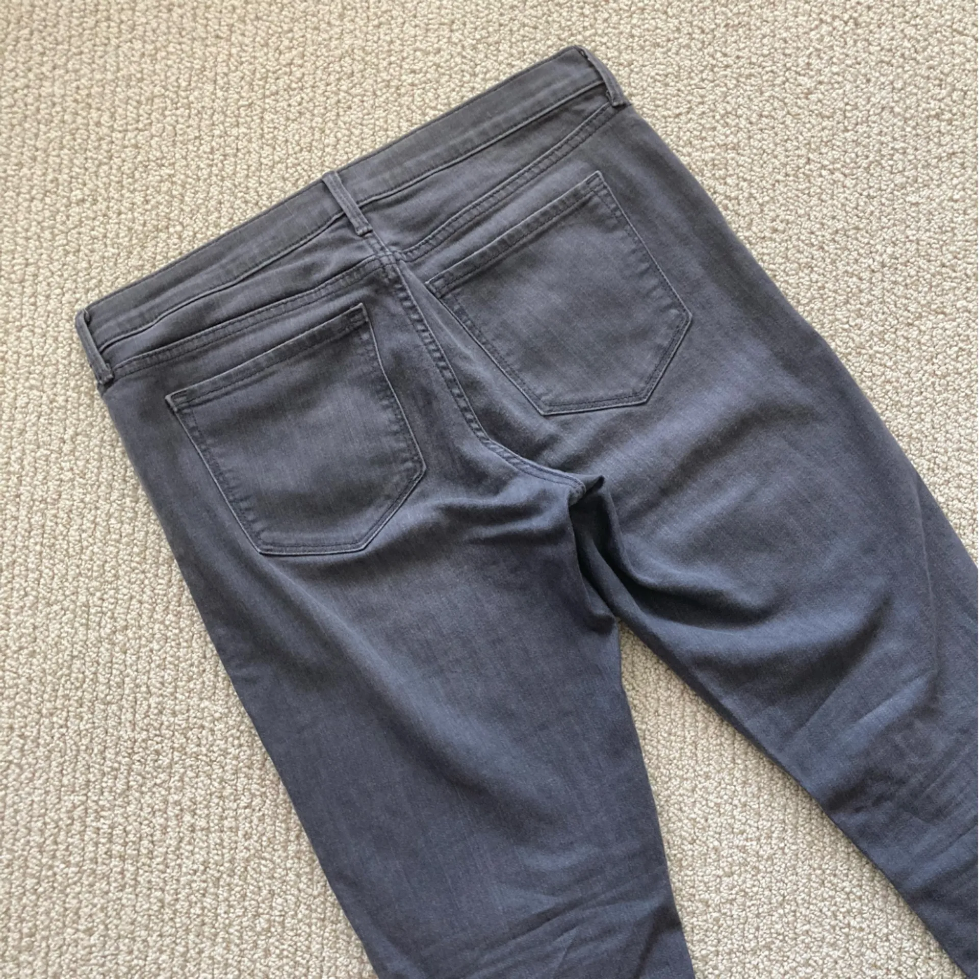 Banana Republic Dark Grey Skinny Jeans Pants Size 29 Stretch Premium Denim EUC - Image 11