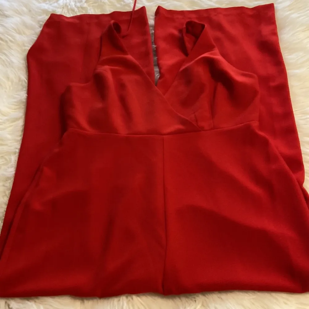 WAYF JUMPSUIT SIZE XL INSEAM 30” BUST 40” COLOR RED SO BEAUTIFUL BRAND NEW - Image 12