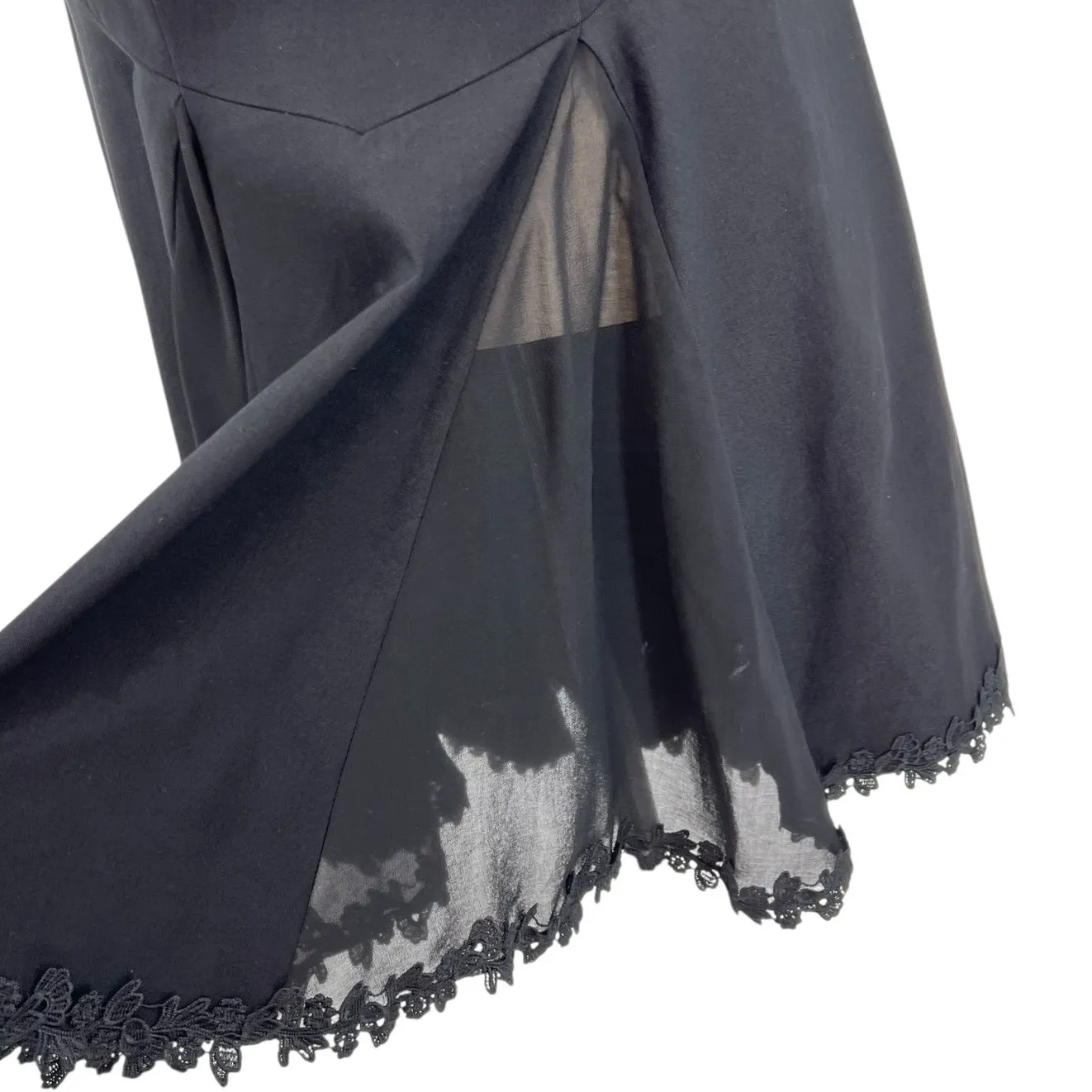 Dolls Kill Widow Darkest Desires Lace Mini Dress‎ Corset Lace-Up Black Size XL - Image 9