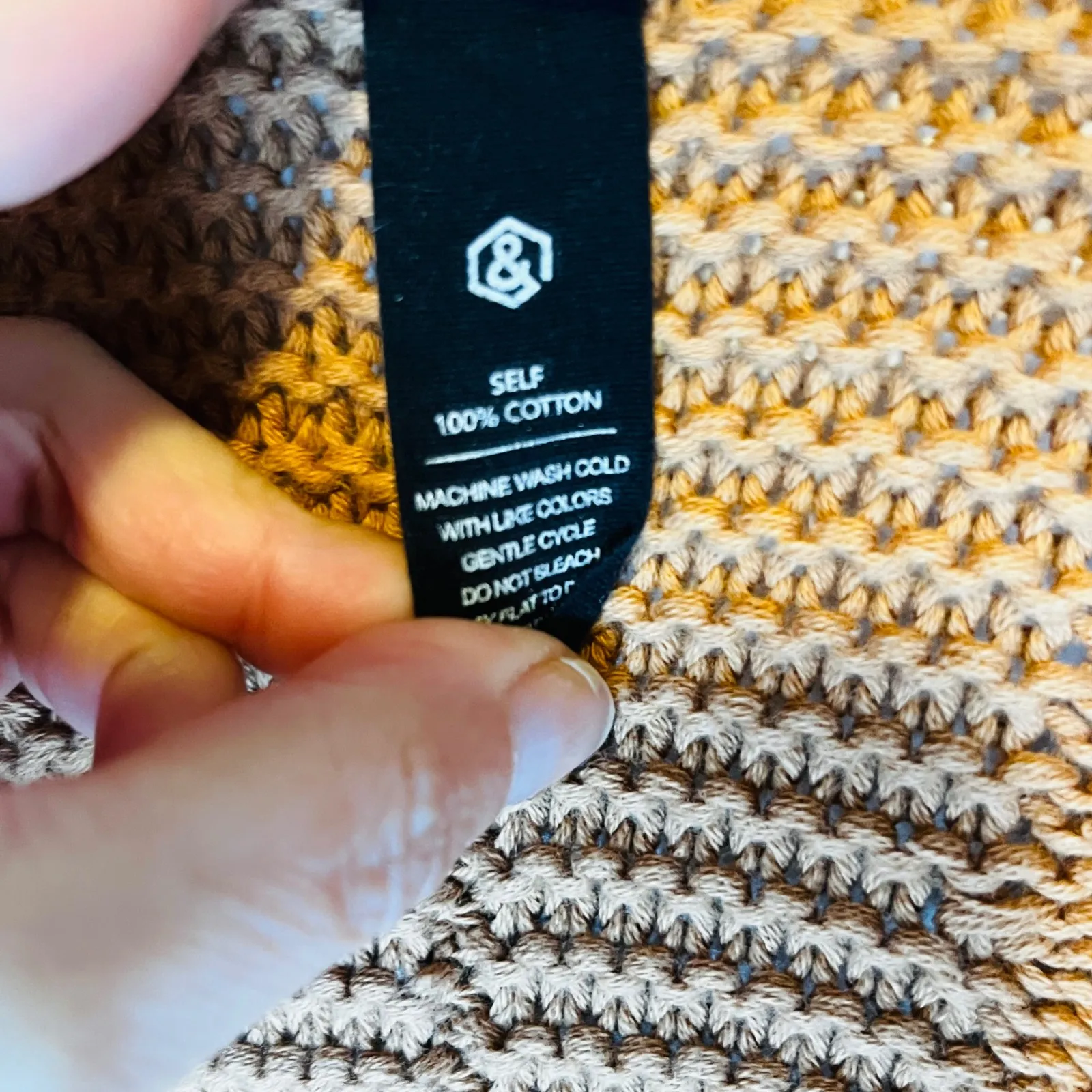 AGNES & DORA Cozy Cable Knit Long Cardigan Sweater Women's S Camel Brown - Image 6